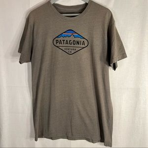 Patagonia Slim Fit Ventura California Logo T Shirt Hiking Outdoors Camping XL
